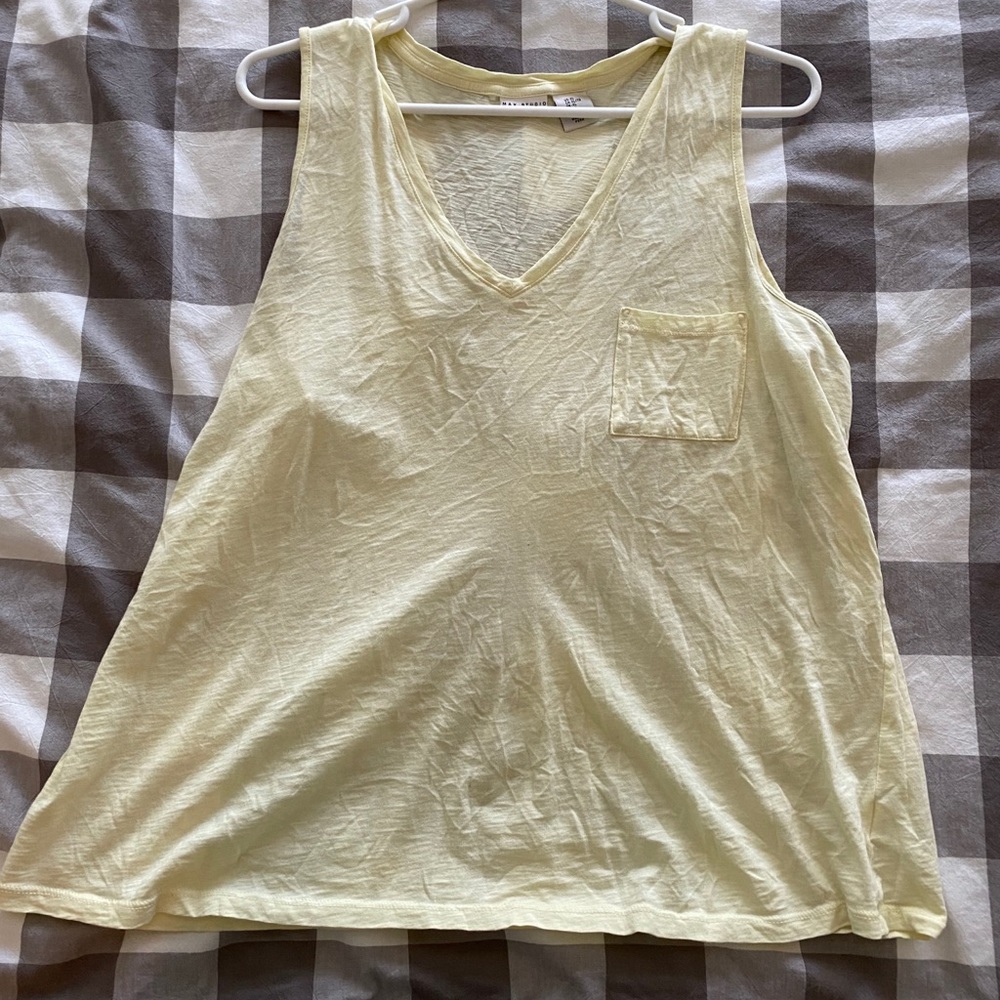 Yellow tank